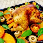 Crispy Roast Chicken with Drip-Tray Vegetables