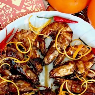 Cantonese Stir-fried Prawns in Orange Sauce (Har Lok) Recipe – Version 2
