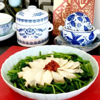 Chinese Spinach with Abalone Recipe