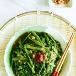 Spicy Water Spinach (Sambal Kangkong): The aromatic spicy sambal sauce used to fry this vegetable is made from chilli, dried shrimp and shallots, and packs a punch when it comes to flavour! A definite MUST-TRY if you love spicy Chinese food!