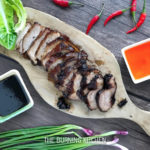 Sticky Chinese BBQ Pork (Char Siew): This is Mum's Char Siew recipe with no MSG and no food colouring. Look how juicy and succulent the Char Siew is! My absolute favourite are the little sticky glazed bits with a slightly charred, smoky flavour. Simply heavenly...