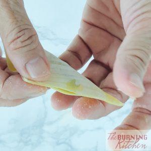Wonton Noodle: Wonton-making can be a fun family activity that even young children (age 3 and up) will enjoy! Freeze up a batch for Wonton Noodle - they will come in real handy on those days when you need to whip up a fast, easy & healthy meal!